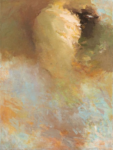 erste Zelle - Öl / LW - 60 x 45 cm