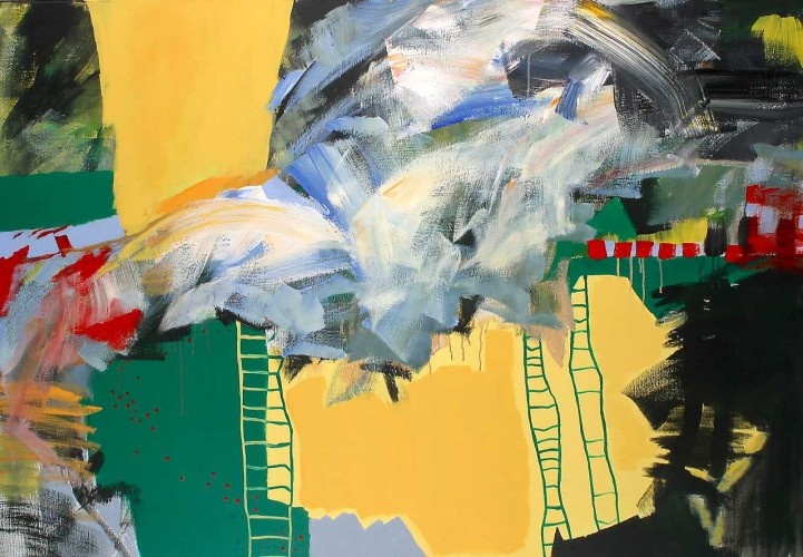 Schmerz - Acryl - 120 x 130 cm - 2002